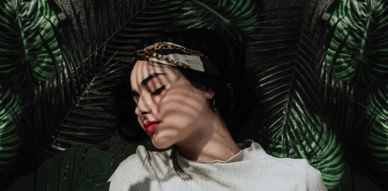 woman sleeping