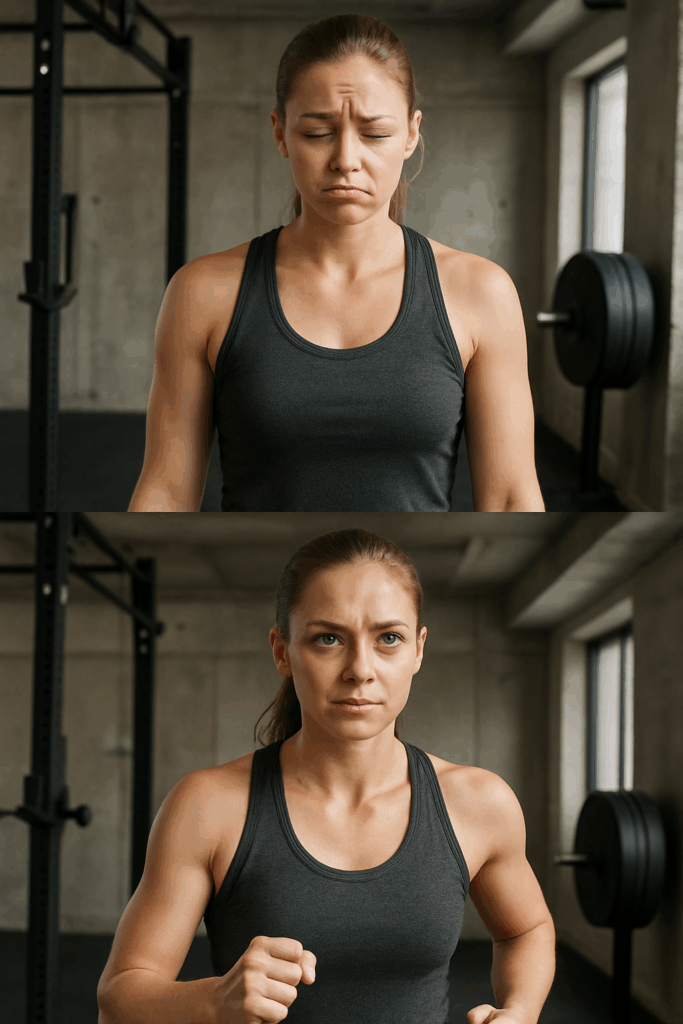 Girl disappointed and determined