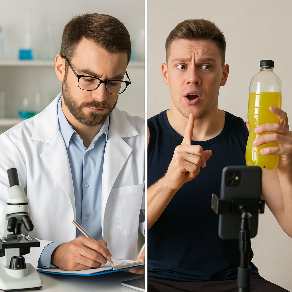 Scientist vs. Influencer