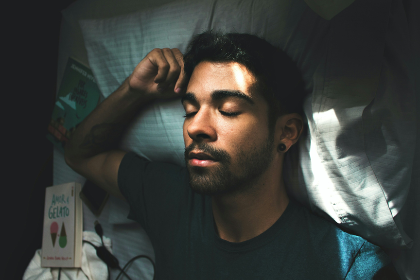 man sleeping
